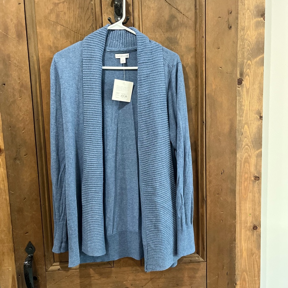 NWT CROFT & BARROW CARDIGAN